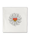 Pretty Daisy Heart Micro Fleece 14"x14" Pillow Sham-Pillow Sham-TooLoud-Davson Sales