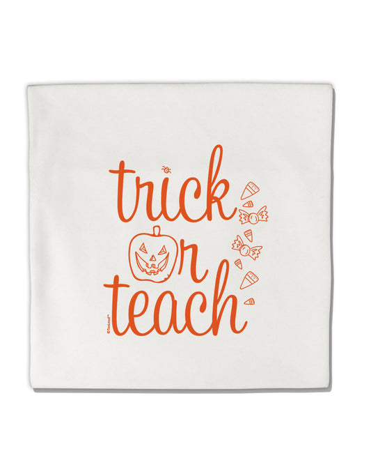 TooLoud Trick or Teach Micro Fleece 14 Inch x 14 Inch Pillow Sham-ThrowPillowCovers-TooLoud-Davson Sales