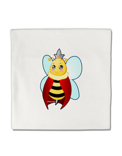 Queen Bee Mothers Day Micro Fleece 14&#x22;x14&#x22; Pillow Sham by TooLoud-Pillow Sham-TooLoud-White-Davson Sales