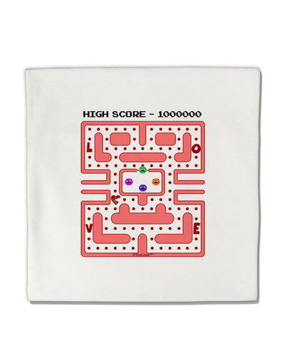 Retro Heart Man Micro Fleece 14&#x22;x14&#x22; Pillow Sham-Pillow Sham-TooLoud-White-Davson Sales