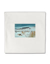 CO Snow Scene Text Micro Fleece 14&#x22;x14&#x22; Pillow Sham-Pillow Sham-TooLoud-White-Davson Sales