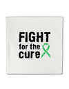 Fight for the Cure - Light Green Ribbon Celiac Disease Micro Fleece 14&#x22;x14&#x22; Pillow Sham-Pillow Sham-TooLoud-White-Davson Sales