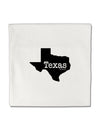 Texas - United States Shape Micro Fleece 14&#x22;x14&#x22; Pillow Sham by TooLoud-Pillow Sham-TooLoud-White-Davson Sales