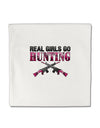 Real Girls Go Hunting Micro Fleece 14&#x22;x14&#x22; Pillow Sham-Pillow Sham-TooLoud-White-Davson Sales