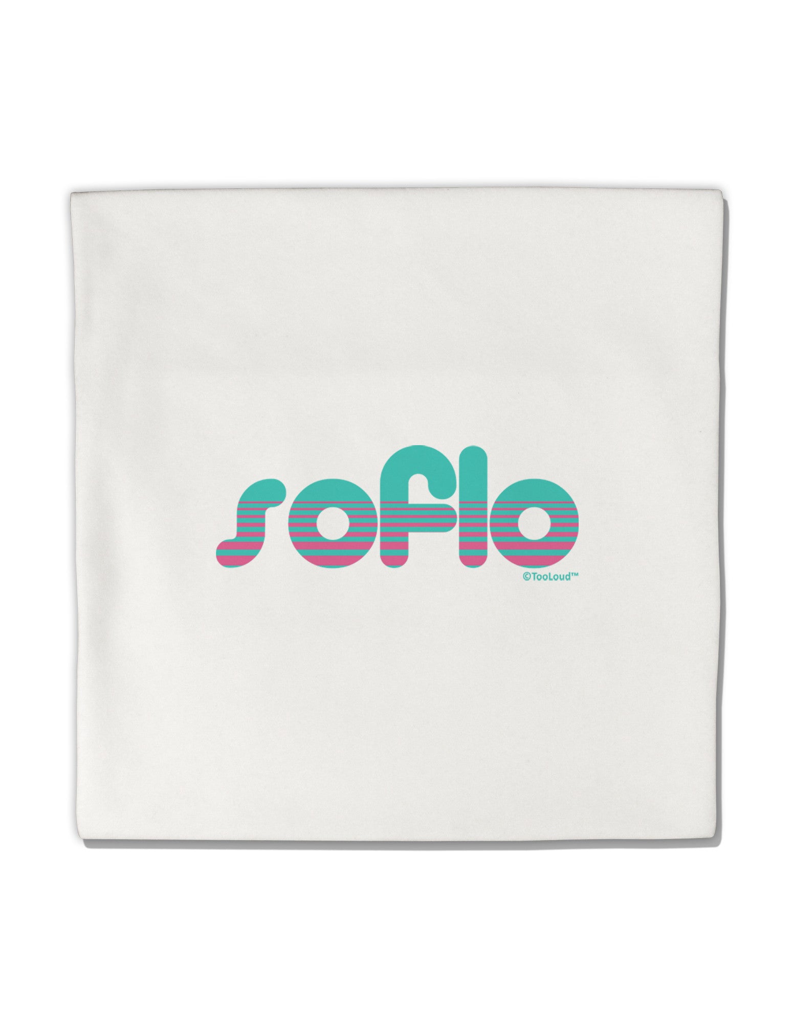 SoFlo - South Beach Style Design Micro Fleece 14"x14" Pillow Sham by TooLoud-Pillow Sham-TooLoud-White-Davson Sales