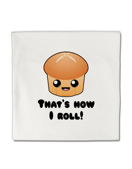 How I Roll Cute Roll Micro Fleece 14&#x22;x14&#x22; Pillow Sham-Pillow Sham-TooLoud-White-Davson Sales