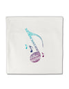 Music Note Typography Micro Fleece 14&#x22;x14&#x22; Pillow Sham-Pillow Sham-TooLoud-White-Davson Sales