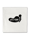 Bigfoot Micro Fleece 14&#x22;x14&#x22; Pillow Sham by TooLoud-Pillow Sham-TooLoud-White-Davson Sales