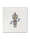 Cute Robot Male Micro Fleece 14&#x22;x14&#x22; Pillow Sham by TooLoud-Pillow Sham-TooLoud-White-Davson Sales