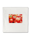 Watercolor Tomatoes Micro Fleece 14&#x22;x14&#x22; Pillow Sham