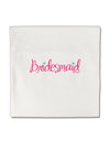 Bridesmaid Design - Diamonds - Color Micro Fleece 14&#x22;x14&#x22; Pillow Sham-Pillow Sham-TooLoud-White-Davson Sales