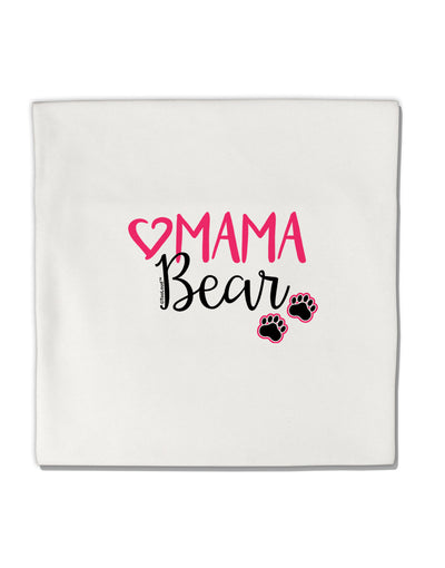 Mama Bear Paws Micro Fleece 14&#x22;x14&#x22; Pillow Sham-Pillow Sham-TooLoud-White-Davson Sales