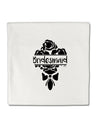 TooLoud Bridesmaid Bouquet Silhouette Micro Fleece 14 Inch x 14 Inch Pillow Sham-ThrowPillowCovers-TooLoud-Davson Sales