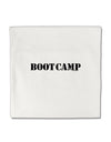 Bootcamp Military Text Micro Fleece 14&#x22;x14&#x22; Pillow Sham-Pillow Sham-TooLoud-White-Davson Sales