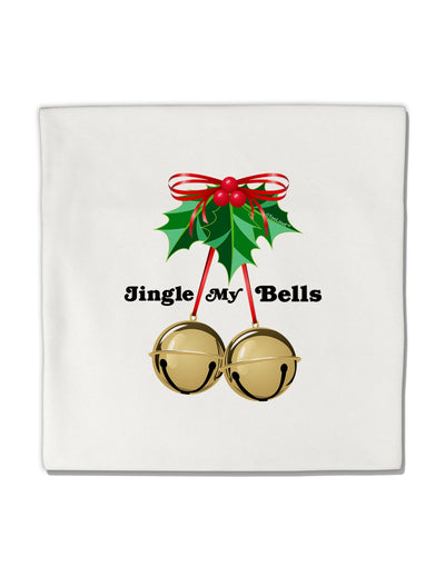 Jingle My Bells Micro Fleece 14&#x22;x14&#x22; Pillow Sham-Pillow Sham-TooLoud-White-Davson Sales