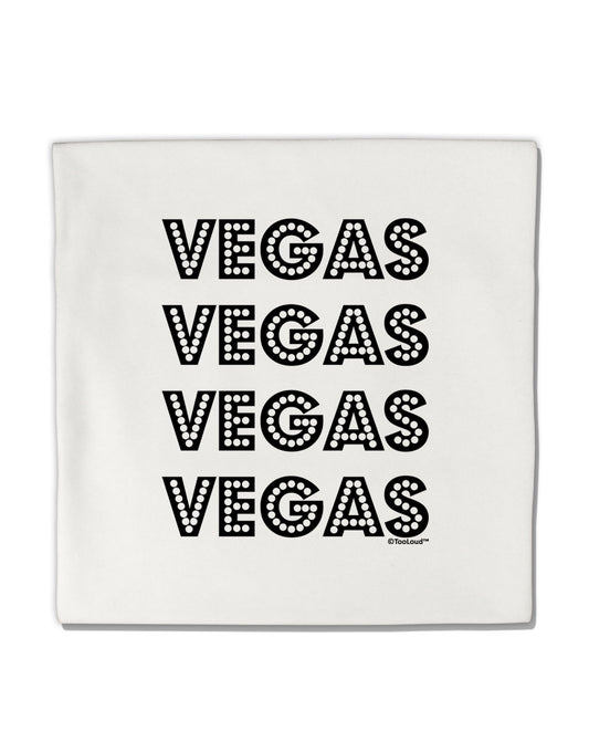 Vegas - Vegas Style Show Lights Micro Fleece 14"x14" Pillow Sham by TooLoud-Pillow Sham-TooLoud-White-Davson Sales