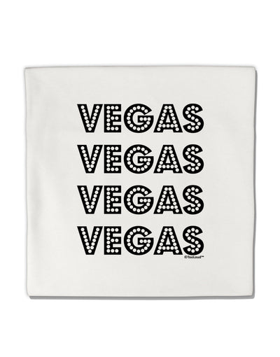 Vegas - Vegas Style Show Lights Micro Fleece 14&#x22;x14&#x22; Pillow Sham by TooLoud-Pillow Sham-TooLoud-White-Davson Sales