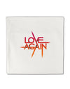 Love Again Typography Micro Fleece 14&#x22;x14&#x22; Pillow Sham-Pillow Sham-TooLoud-White-Davson Sales