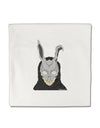 Scary Buny Face Watercolor Micro Fleece 14&#x22;x14&#x22; Pillow Sham-Pillow Sham-TooLoud-White-Davson Sales