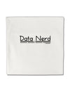 Data Nerd Micro Fleece 14&#x22;x14&#x22; Pillow Sham by TooLoud-Pillow Sham-TooLoud-White-Davson Sales