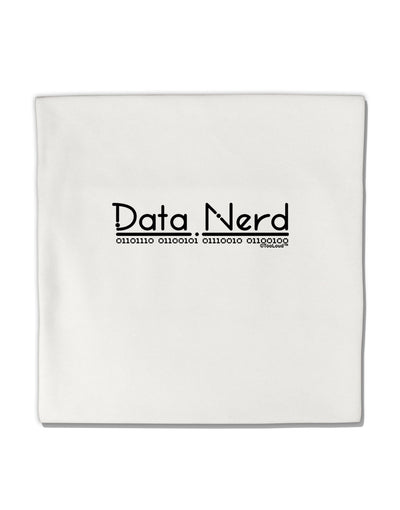 Data Nerd Micro Fleece 14&#x22;x14&#x22; Pillow Sham by TooLoud-Pillow Sham-TooLoud-White-Davson Sales