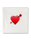 Shot Through the Heart Cute Micro Fleece 14&#x22;x14&#x22; Pillow Sham by TooLoud-Pillow Sham-TooLoud-White-Davson Sales