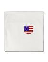 American Flag Faux Pocket Design Micro Fleece 14&#x22;x14&#x22; Pillow Sham by TooLoud-Pillow Sham-TooLoud-White-Davson Sales