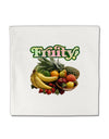 Fruity Fruit Basket Micro Fleece 14&#x22;x14&#x22; Pillow Sham-Pillow Sham-TooLoud-White-Davson Sales