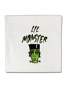 TooLoud Lil Monster Frankenstenstein Micro Fleece 14 Inch x 14 Inch Pillow Sham-ThrowPillowCovers-TooLoud-Davson Sales