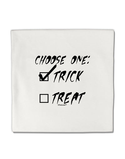 Choose One - Trick Micro Fleece 14&#x22;x14&#x22; Pillow Sham-Pillow Sham-TooLoud-White-Davson Sales