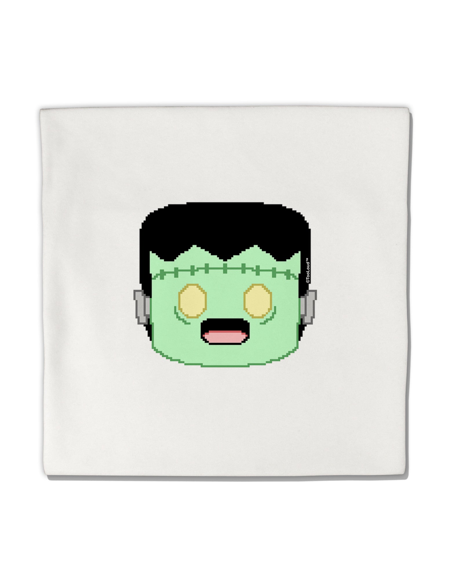 Cute Pixel Monster Micro Fleece 14&#x22;x14&#x22; Pillow Sham-Pillow Sham-TooLoud-White-Davson Sales