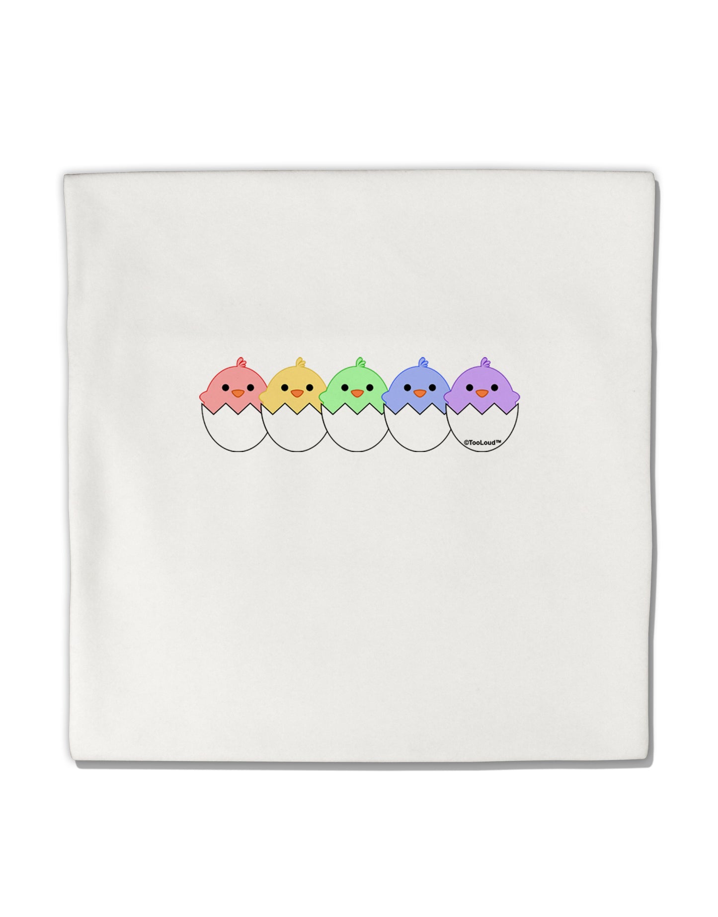 Cute Hatching Chicks Group #2 Micro Fleece 14&#x22;x14&#x22; Pillow Sham by TooLoud-Pillow Sham-TooLoud-White-Davson Sales