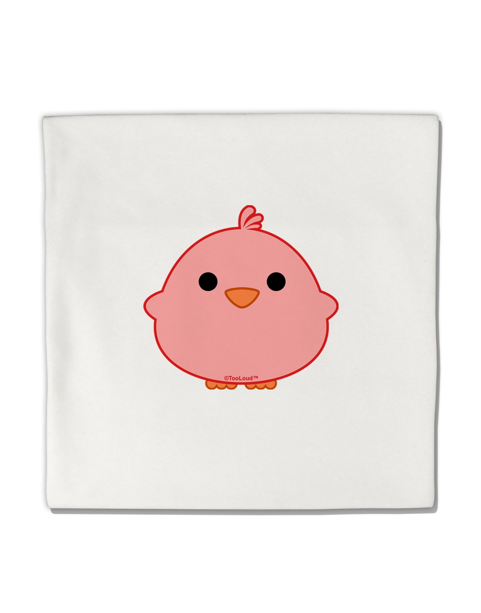 Cute Little Chick - Red Micro Fleece 14&#x22;x14&#x22; Pillow Sham by TooLoud-Pillow Sham-TooLoud-White-Davson Sales