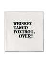 Whiskey Tango Foxtrot WTF Micro Fleece 14&#x22;x14&#x22; Pillow Sham by TooLoud-Pillow Sham-TooLoud-White-Davson Sales