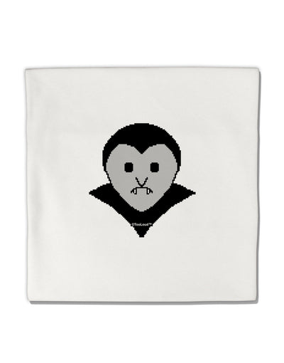 Cute Pixel Vampire Male Micro Fleece 14&#x22;x14&#x22; Pillow Sham-Pillow Sham-TooLoud-White-Davson Sales