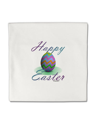 One Happy Easter Egg Micro Fleece 14&#x22;x14&#x22; Pillow Sham-Pillow Sham-TooLoud-White-Davson Sales