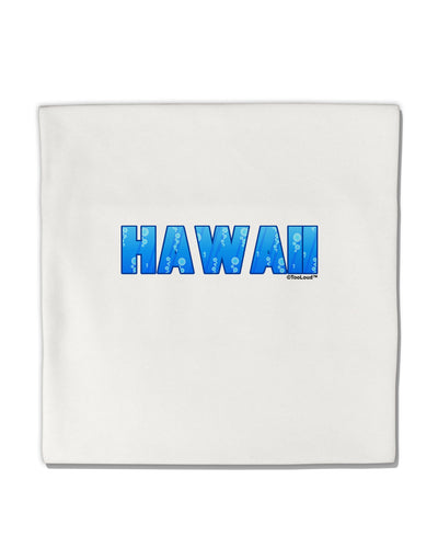 Hawaii Ocean Bubbles Micro Fleece 14&#x22;x14&#x22; Pillow Sham by TooLoud-Pillow Sham-TooLoud-White-Davson Sales