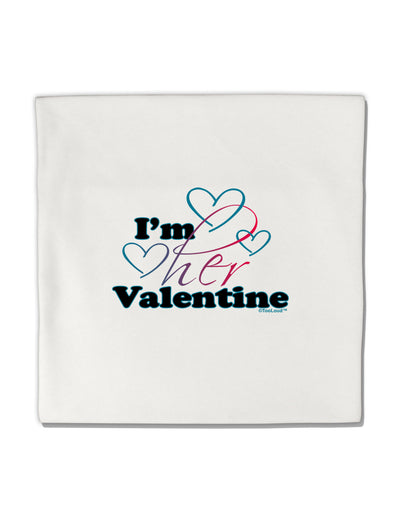 I'm HER Valentine Micro Fleece 14&#x22;x14&#x22; Pillow Sham-Pillow Sham-TooLoud-White-Davson Sales