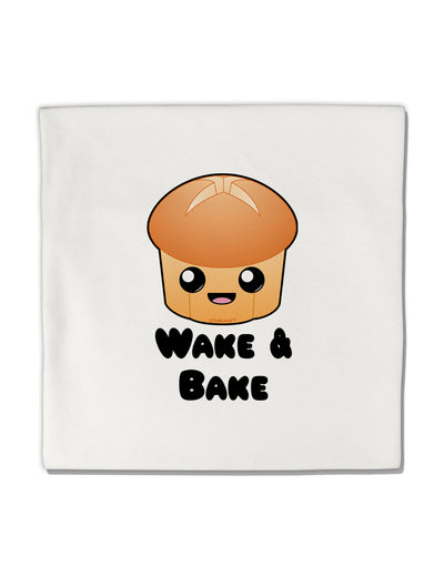 Wake and Bake Cute Roll Micro Fleece 14&#x22;x14&#x22; Pillow Sham-Pillow Sham-TooLoud-White-Davson Sales