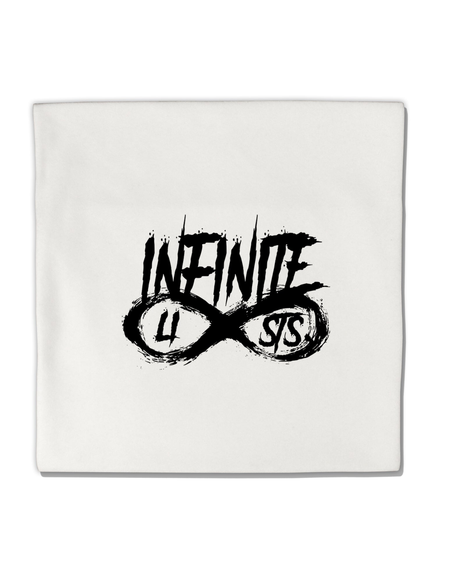 Infinite Lists Micro Fleece 14&#x22;x14&#x22; Pillow Sham by TooLoud-TooLoud-White-Davson Sales