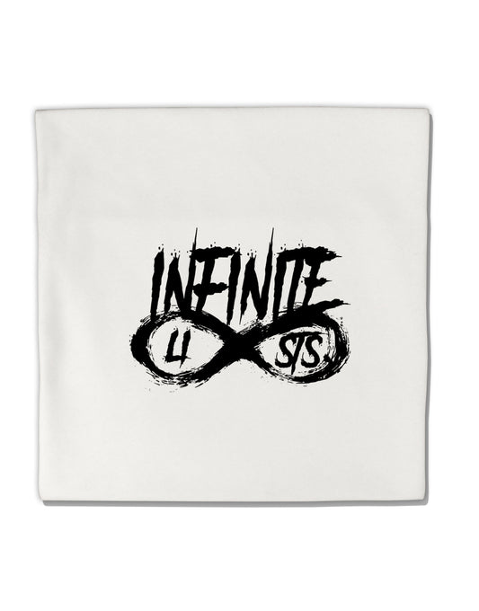 Infinite Lists Micro Fleece 14&#x22;x14&#x22; Pillow Sham by TooLoud-TooLoud-White-Davson Sales