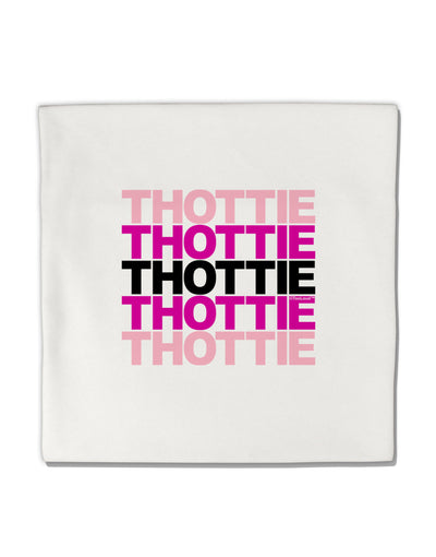 THOTTIE Micro Fleece 14&#x22;x14&#x22; Pillow Sham-Pillow Sham-TooLoud-White-Davson Sales