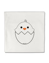 Cute Hatching Chick - White Micro Fleece 14&#x22;x14&#x22; Pillow Sham by TooLoud-Pillow Sham-TooLoud-White-Davson Sales