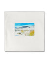 CO Snow Scene Watercolor Micro Fleece 14&#x22;x14&#x22; Pillow Sham-Pillow Sham-TooLoud-White-Davson Sales