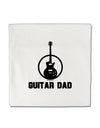 Guitar Dad Micro Fleece 14&#x22;x14&#x22; Pillow Sham by TooLoud-Pillow Sham-TooLoud-White-Davson Sales