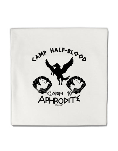 Cabin 10 Aphrodite Camp Half Blood Micro Fleece 14&#x22;x14&#x22; Pillow Sham-Pillow Sham-TooLoud-White-Davson Sales