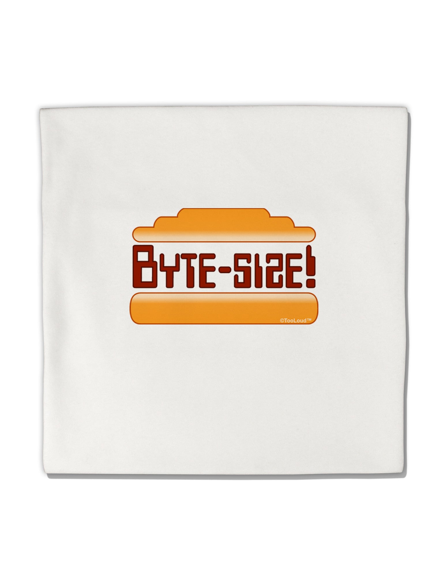 Byte Size Micro Fleece 14&#x22;x14&#x22; Pillow Sham-Pillow Sham-TooLoud-White-Davson Sales