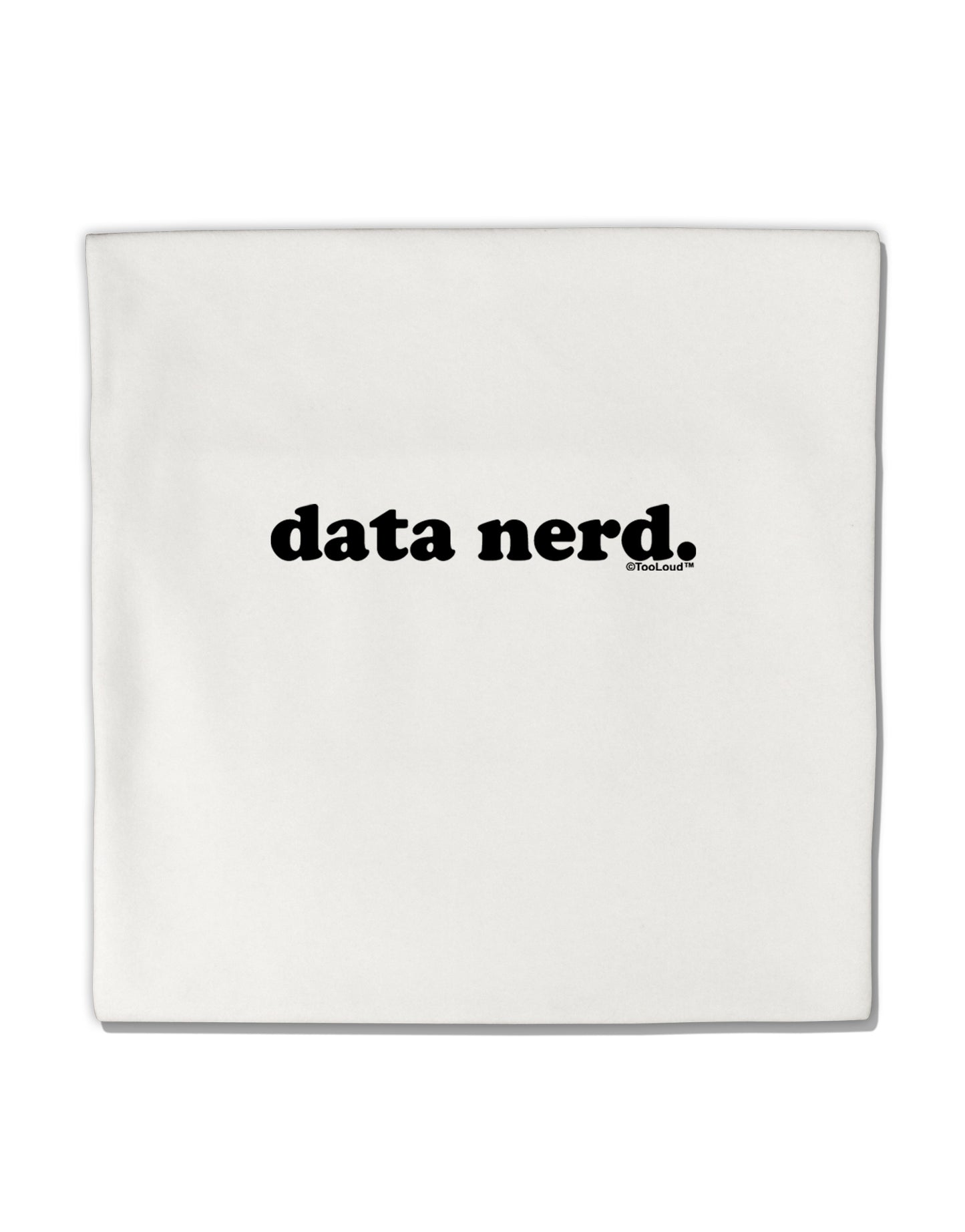 Data Nerd Simple Text Micro Fleece 14&#x22;x14&#x22; Pillow Sham by TooLoud-Pillow Sham-TooLoud-White-Davson Sales