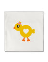 Cute Chick with Bow Micro Fleece 14&#x22;x14&#x22; Pillow Sham by TooLoud-Pillow Sham-TooLoud-White-Davson Sales