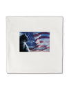 All American Cat Micro Fleece 14&#x22;x14&#x22; Pillow Sham by TooLoud-Pillow Sham-TooLoud-White-Davson Sales